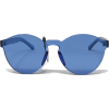 Retro Modern Rimless Sunnies-Blu - Sunglasses - $19.00 