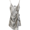 Retro Plaid One-piece Lace Care Sling Dr - Dresses - $27.99  ~ £21.27