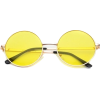 Retro Round Sunglasses - Темные очки - 