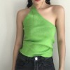 Retro Sexy Slim Shoulder Butterfly Lace Up Shoulder Elastic Small Tank - Shirts - $19.99  ~ £15.19
