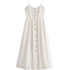 Retro Single-Breasted High-Waist A-Line - ワンピース・ドレス - $29.99  ~ ¥3,375