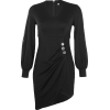 Retro V-neck irregular skirt slim slimmi - Dresses - $27.99 