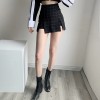 Retro fake two-piece fashionable high waist bag hip split skirt shorts - スカート - $25.99  ~ ¥2,925