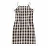 Retro flat halter check dress - Платья - $27.99  ~ 24.04€