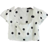 Retro party collar wave chiffon top - 半袖衫/女式衬衫 - $25.99  ~ ¥174.14