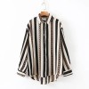 Retro vertical stripes hot stamping loos - Camicie (corte) - $27.99  ~ 24.04€