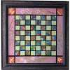 Reverse English Glass Games Board 1880s - Przedmioty - 