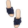 Rey Ruffle Slides - Loafers - 