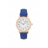 Rhinestone Bezel Faux Leather Watch - Ure - $9.99  ~ 8.58€