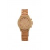 Rhinestone Bezel Metallic Watch - Ure - $11.99  ~ 10.30€
