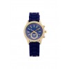 Rhinestone Bezel Watch with Rubber Strap - Watches - $8.99  ~ £6.83