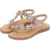 Rhinestone Clip Toe Bohemia Sandals - Sandals - $32.96 
