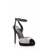 Rhinestone Peep Toe High Heel Sandals - サンダル - $19.99  ~ ¥2,250