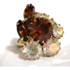 #Rhinestone #Ring #Vintage #Jewelry - Prstenje - $29.00  ~ 24.91€