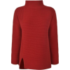 Ribbed High Neck Jumper - Swetry - 