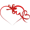 Red Heart Ribbon - Uncategorized - 