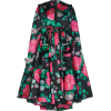 Richard Quinn Floral-Printed Dress Coat - Jakne in plašči - 