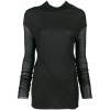Rick Owens Lilies Women's Black Long Sl - Shirts - lang - 