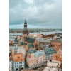 Riga panorama Latvia - Zgradbe - 