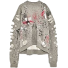 Ripped paint stains sweatshirt - Pullovers - 