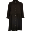 River Island Midi Black Skirt Dress - sukienki - 