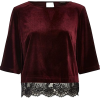 River Island velvet top - Camicie (lunghe) - 