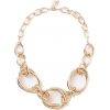 Riverisland Gold Circle necklace - Naszyjniki - 