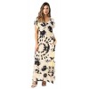 Riviera Sun Casual Short Sleeve Maxi Dress With Side Slit - Dresses - $24.99 