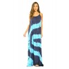 Riviera Sun Tie Dye Spaghetti Strap Maxi Dress - sukienki - $24.99  ~ 21.46€