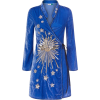 Rixo London Iris Velvet Wrap Dress - ワンピース・ドレス - 