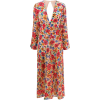 Rixo floral print backless dress - sukienki - 