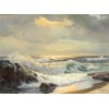 Robert William Wood seascape painting - Ilustracje - 