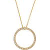 Roberto Coin Pave Circle Necklace - Necklaces - 
