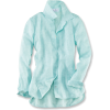 Robertson-Hemdbluse in Aqua - 半袖衫/女式衬衫 - 