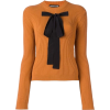 Rochas bow front ribbed jumper - Pullovers - 