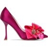 Roger Vivier 100mm Satin Pumps W/ Flower - Klasične cipele - 