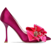 Roger Vivier 100mm Satin Pumps W/ Flower - Klassische Schuhe - 