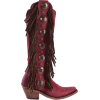 Rojo Concho Fringe Boots - Buty wysokie - 