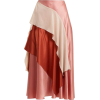 Roksanda pink silk-satin Mahria skirt - Spudnice - 