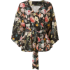 Romance Was Born Jardin Dream wrap top - Camisa - curtas - 