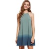 Romwe Women's Tunic Swing T-Shirt Dress Short Sleeve Tie Dye Ombre Dress - Vestidos - $22.99  ~ 19.75€