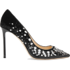 Romy 100 glittered leather pumps - Sapatos clássicos - 