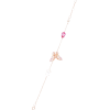 Rose Butterfly Charm Bracelet - Narukvice - 