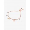 Rose Gold-Tone Celestial Charm Bracelet - Bracelets - $95.00 