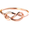 Rose Gold-filled Infinity Knot Ring - Anelli - 
