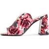 Rose Print Slide Sandal PRADA - Sandalias - 
