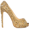 Rose embellished pumps - Zapatos clásicos - 