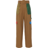 Rosie Assoulin Patchwork Twill Cargo Pan - Pantalones Capri - 