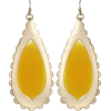 Rosie Earrings in Yellow by Kendra Scott - Aretes - 