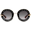 Round-frame metal sunglasses - Sončna očala - 